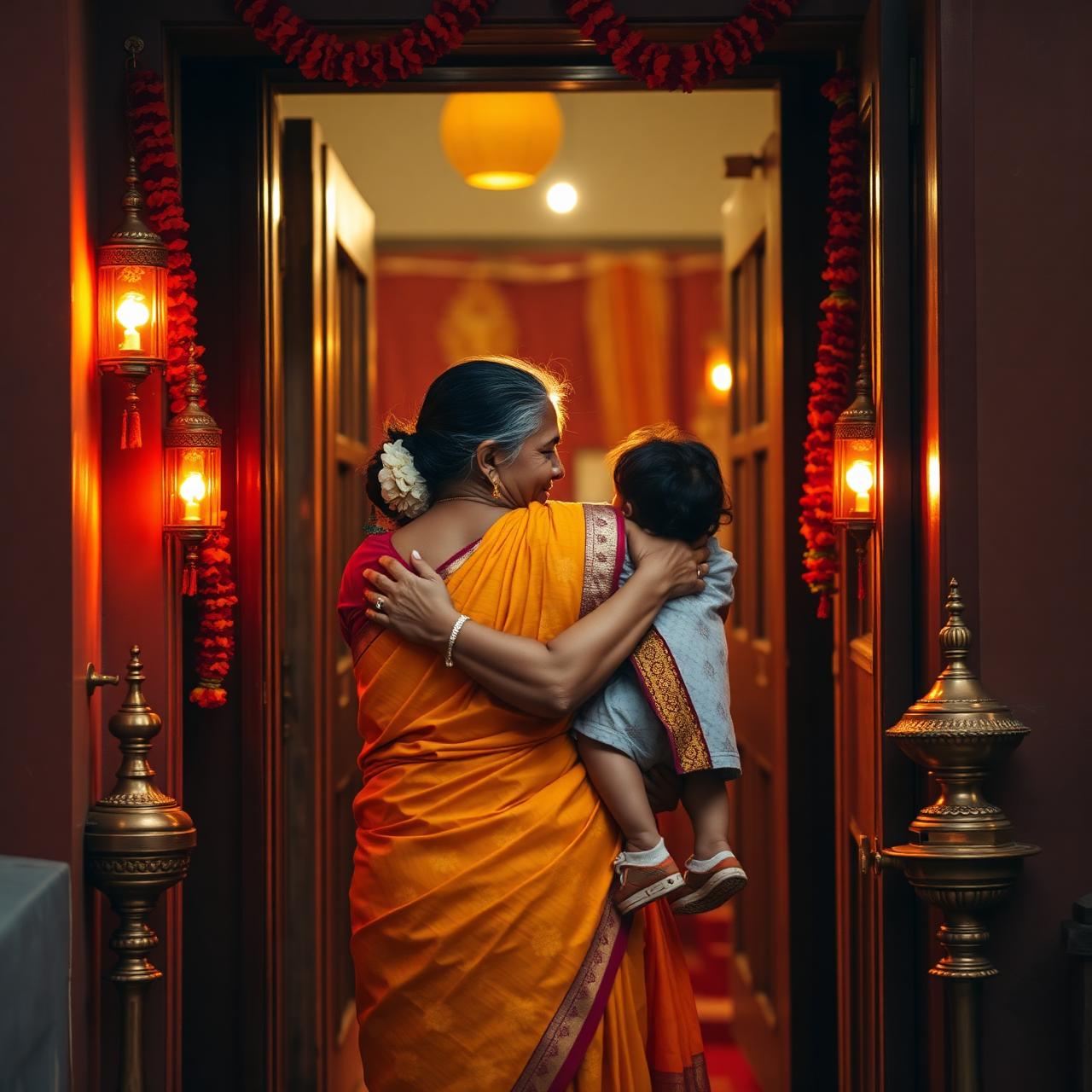 Grandmother & grandchild reunite โ Madurai